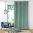 Rideau a oeillets 140 x 260 cm velours cotele uni casual Sauge, image n° 4