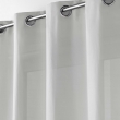 Rideau a oeillets 140 x 280 cm microfibre unie absolu Gris, image n° 3