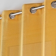 Rideau a oeillets 140 x 280 cm polyester uni+fils metallises zeline Jaune, image n° 3