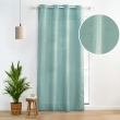 Rideau a oeillets 140 x 280 cm polyester uni+fils metallises zeline Sauge, image n° 2