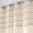 Rideau a oeillets petite hauteur 140 x 180 cm 100% coton Atlas Naturel, image n° 4