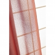 Rideau ajustable + 8 anneaux pince 140 x 270 cm Polyester effet bouclette ELDA Terracotta, image n° 5