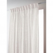Rideau Galon Fronceur 140 x 240 cm - Double Gaze de Coton  - Uni Ga&iuml;a Blanc, image n° 1