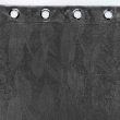 Rideau grande hauteur 135 x 280 cm occultant velours frapp&eacute; Melodie Anthracite, image n° 4
