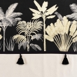 Rideau Karaba - 140 x 240 cm, Coton Uni avec Top Imprimé et Pompons, image n° 4