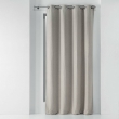Rideau occultant &agrave; &oelig;illets - 135 x 240 cm - chambray uni - Chin&eacute;a Beige, image n° 1