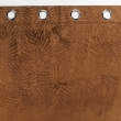 Rideau occultant &agrave; oeillets 140 x 240 cm en velours relief Analia Camel, image n° 4