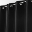Rideau tamisant 135 x 260 cm isolant thermique Micropolar Noir, image n° 4