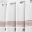 Rideau tamisant 140 x 240 cm 100% coton brod&eacute;  Amaya Rose, image n° 2