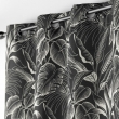 Rideau tamisant 140 x 260 cm polyester imprim&eacute; Cabana Noir, image n° 2