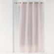 Rideau voile a oeillets 140 x 240 cm effet lin tissé Zazy Rose, image n° 2