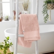 Serviette de toilette 50 x 90 cm éponge unie garance emeraude Vert foncé, image n° 2