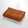 Serviette de toilette 50 x 90 cm &eacute;ponge unie tendresse Caramel, image n° 1