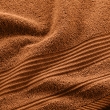 Serviette de toilette 50 x 90 cm &eacute;ponge unie tendresse Caramel, image n° 2