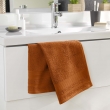 Serviette de toilette 50 x 90 cm &eacute;ponge unie tendresse Caramel, image n° 3
