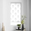 Store enrouleur imp. japonais 45 x 180 cm polyester kaya Blanc, image n° 1