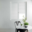 Store enrouleur jour et nuit 60 x 180 cm polyester daynight Blanc, image n° 1