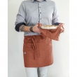Tablier gaze de coton 45 x 80 cm gaia terracotta Orange, image n° 3