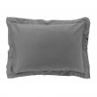 Taie d'oreiller 50 x 70 cm en percale uni 78 fils percaline Anthracite, image n° 1