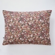Taie d'oreiller 50 x 70 cm gaze de coton imprimée capucine camel Marron, image n° 1
