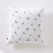 Taie d'oreiller 60 x 60 cm Double gaze de coton imprim&eacute;e SUZANNE, image n° 1