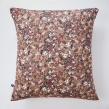 Taie d'oreiller 60 x 60 cm gaze de coton imprimée capucine camel Marron, image n° 1
