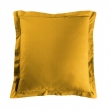 Taie d'oreiller 63 x 63 cm uni 57 fils lina  +point bourdon Curry, image n° 1