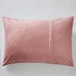 Taie d'oreiller brodée 50 x 70 cm Jeanne Vieux rose, image n° 1