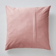 Taie d'oreiller brodée 63 x 63 cm jeanne rose boisé Vieux rose, image n° 1