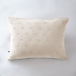 Taie d'oreiller brodée en gaze de coton 50 x 70 cm Gaïa Boho Naturel, image n° 1