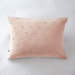 Taie d'oreiller brodée en gaze de coton 50 x 70 cm Gaïa Boho Rose clair, image n° 1