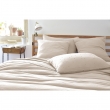 Taie d'oreiller gaze de coton 60 x 60 cm gaïa chic pampa Naturel, image n° 2
