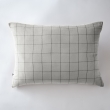 Taie d'oreiller gaze de coton tissée  50 x 70 cm Gaia Match gris, image n° 1