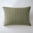 Taie d'oreiller gaze de coton tissée  50 x 70 cm Gaia Match Romarin, image n° 1