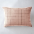 Taie d'oreiller gaze de coton tissée  50 x 70 cm Gaia Match Rose clair, image n° 1
