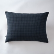 Taie d'oreiller gaze de coton tissée 50 x 70 cm gaïa mix Bleu  marine, image n° 1