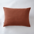 Taie d'oreiller gaze de coton tissée 50 x 70 cm gaïa mix Terracotta, image n° 1
