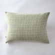 Taie d'oreiller gaze de coton tissée 50 x 70 cm gaïa mix Vert d'eau, image n° 1