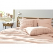 Taie d'oreiller gaze de coton tissée  60 x 60 cm Gaia Match Rose, image n° 2