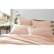 Taie d'oreiller gaze de coton tissée  60 x 60 cm Gaia Match Rose, image n° 3