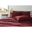 Taie d'oreiller gaze de coton tissée 60 x 60 cm gaïa mix Bordeaux, image n° 2