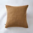 Taie d'oreiller gaze de coton tissée 60 x 60 cm gaïa mix Camel, image n° 1