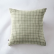Taie d'oreiller gaze de coton tissée 60 x 60 cm gaïa mix Vert clair, image n° 1