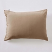 Taie d&rsquo;oreiller volant plat 50 x 70 cm 100% coton Percale unie PERRINE Ficelle, image n° 2