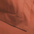 Taie d'oreiller vp 63x63 cm percale uni 78 fils percaline  +p. bourdon Terracotta, image n° 2