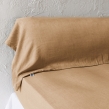 Taie de Traversin 43 x 185 cm - Lyocell Uni Lysandre Camel - 147 g/m², image n° 1