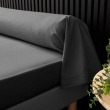 Taie de traversin 85 x 185 cm percale uni 78 fils percaline  +p. bourdon Acier, image n° 4