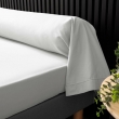 Taie de traversin 85 x 185 cm percale uni 78 fils percaline  +p. bourdon White, image n° 4