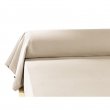 Taie de traversin flanelle 85 x 185 cm candice sable Beige, image n° 1