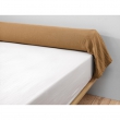 Taie de traversin gaze de coton 85 x 185 cm gaia camel Marron, image n° 1